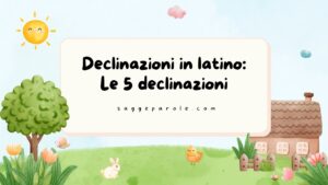 Declinazioni in latino: Le 5 declinazioni